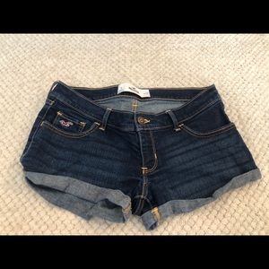 HOLLISTER Dark Wash Denim Shorts